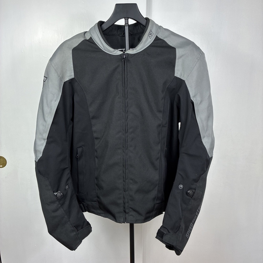 Speed & Strength Women's XL Motorcycle Jacket with Vault Armor Systems Vents Adj